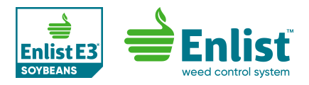 Enlist Soybeans and Weed Control System logos
